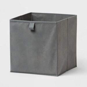 Brightroom 11inch Fabric Storage Bin Gray